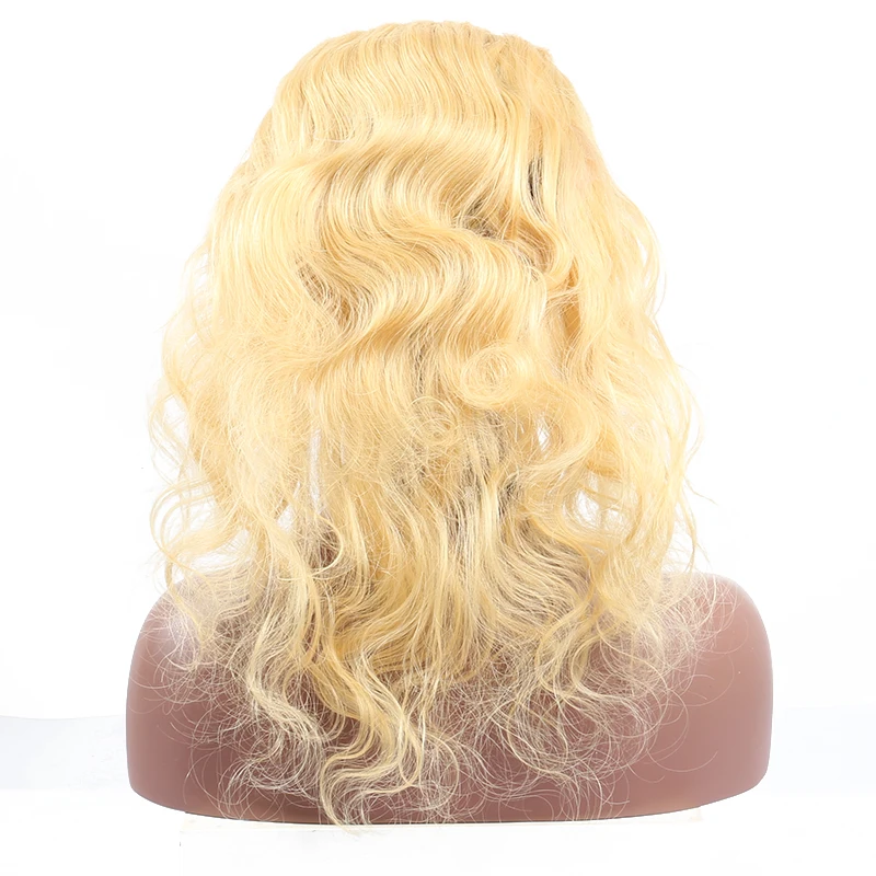 613 Blonde Color 360 Lace Frontal Closure Pre Plucked With Baby Hair Brazilian Body Wave 100% Human Hair Ever Beauty Hair Remy