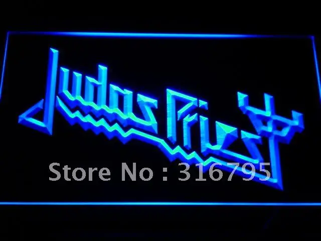 c143 Judas Priest LED Neon Light Signs with On/Off Switch 20+ Colors 5 Sizes to choose