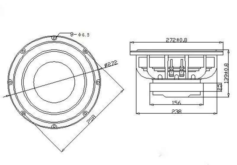 1PC Audio Labs Top end 10 pollici Bassi driver woofer subwoofer trasduttore altoparlante di riparazione parti di ricambio