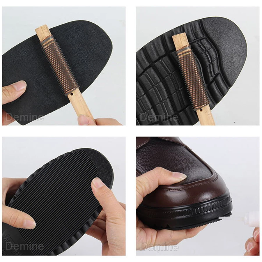 Rubber Outsoles Forefoot Pads for Men Leather Shoes Repair Soles Non-slip Half Insoles Wear-resistant Replacement Sole Cushions