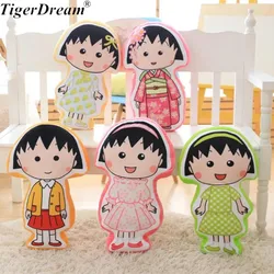 50CM One Piece Cartoon Anime Chibi Maruko-chan Toy Creative Doll PP Cotton Stuffed Cushion Sleeping Pillows 5 Style