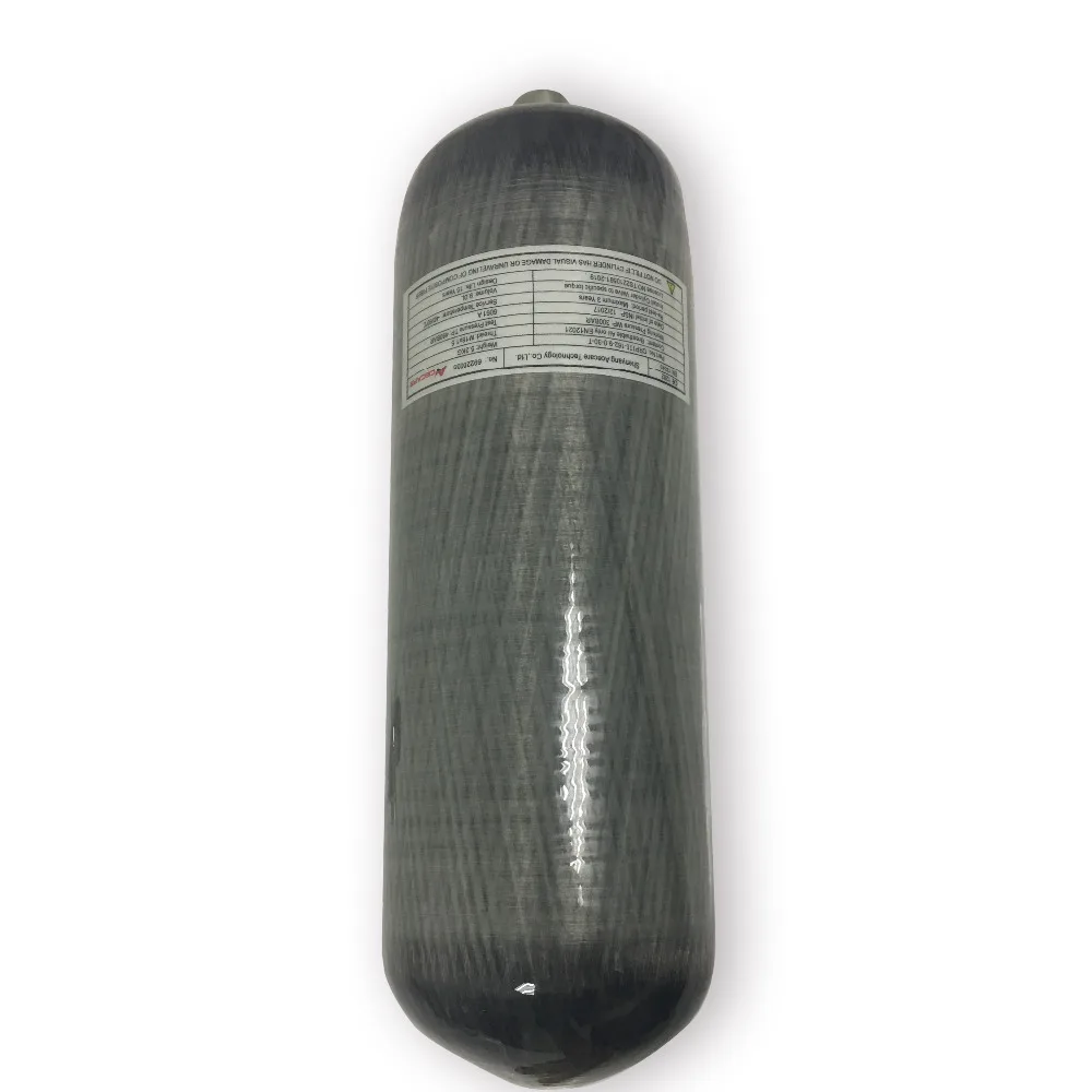 AC1090 Acecare 9L Carbon Fiber Cylinder 4500Psi 300Bar Scuba Tank High Pressure Diving Bottle Firesafety Firefighting