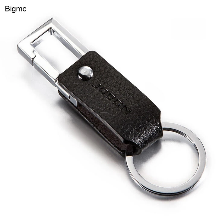 New Fashion high quality Key chain flexible Leather Men Top Car Key Ring waist hanging belt Key Chain Best Gift jewelry 17128