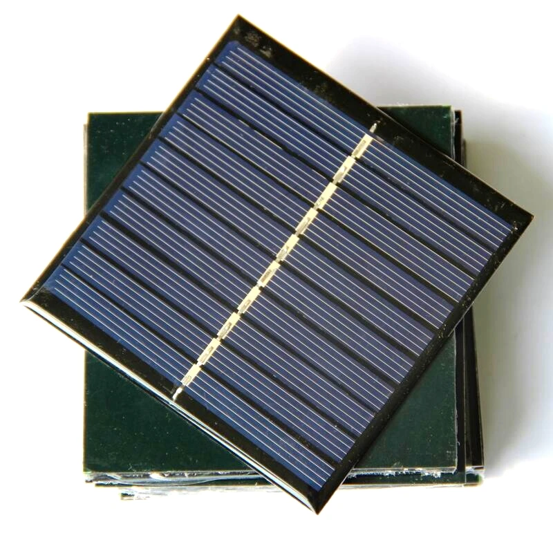 BUHESHUI 0.8W 5V Solar Cell DIY Solar Panel Modul For 3.7V Battery Charger System Polycrystalline 84*84mm 10PCS Free Shipping