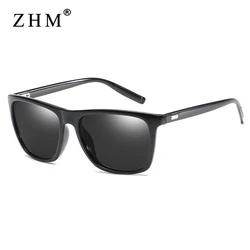 2022 Mannen Gepolariseerde Zonnebril Fashion Design Vierkante Rijden Zonnebril Spiegel Shades Eyewear Oculos De Sol UV400 Gafas