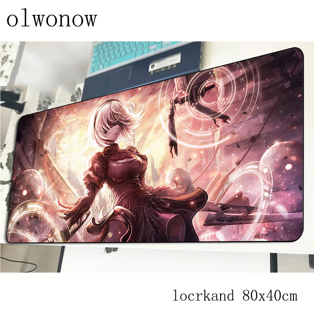 nier automata mouse pad 80x40cm New arrival mousepads best gaming mousepad gamer thick personalized mouse pads keyboard pc pad