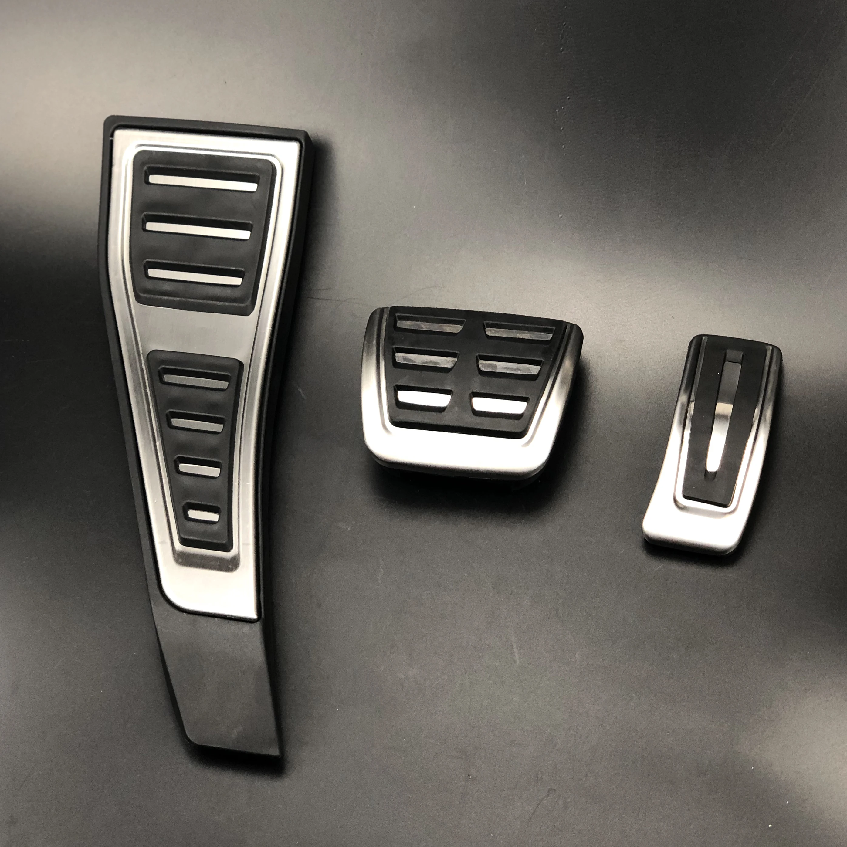 RHD No Drilling AT For Audi A4 A5 S4 B9 8W 2017-2019 Car Fuel Gas Brake Pedal Pad Plate Cover Replace Right Hand Drive