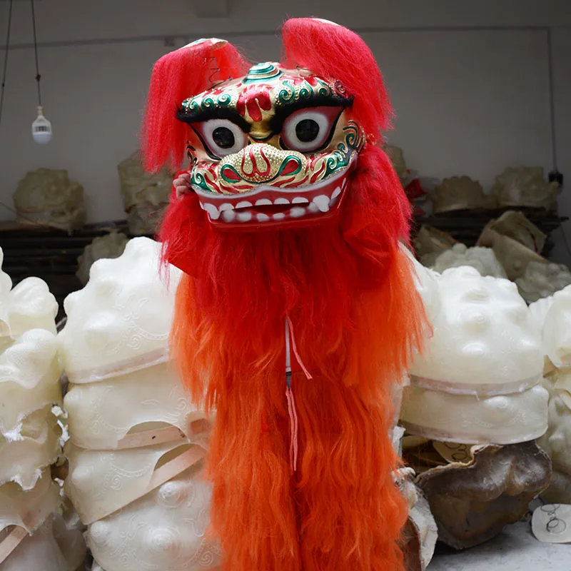 Lion Dance Costume Equipment Northern Performance Lion Dance Costume Cheap Single lion dancing for kids children adult wholesale