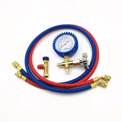 Vacuum Pump Accessories HS-466AL Air Conditioning Refrigerator Refrigerant Low Pressure Gauge Pressure With Safety Valve Adapter