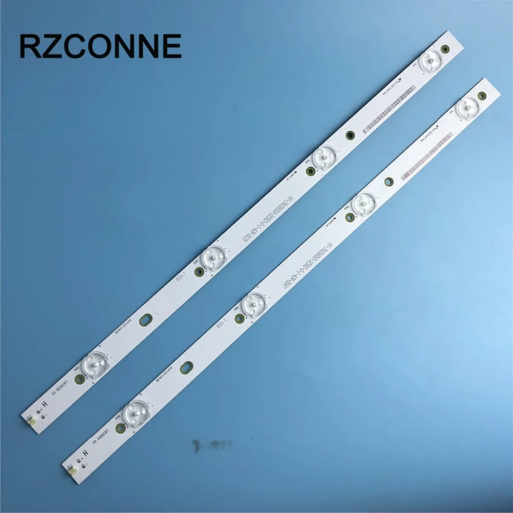 2pcs universal LED Backlight Strips 407mm*20mm 4leds 3v w/ Optical Lens for  Modified TV Monitor