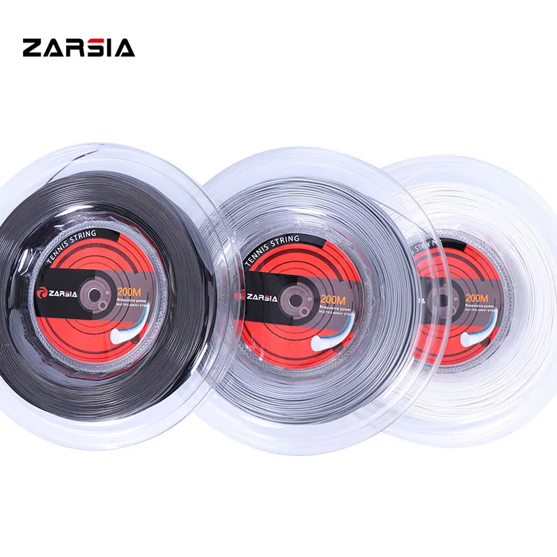 

ZARSIA Round smooth Tennis Racket String Tennis Racquet hexagon Strings 1.25MM 200M