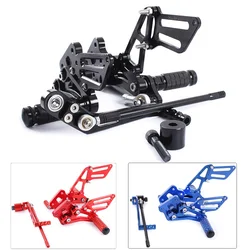 For Suzuki GSXR600 GSXR750 2006-2010 GSXR 600 GSX-R 750 K6 K7 K8 K9 CNC Adjustable Rearsets Rear Sets Foot Pegs Pedal Foot Rests