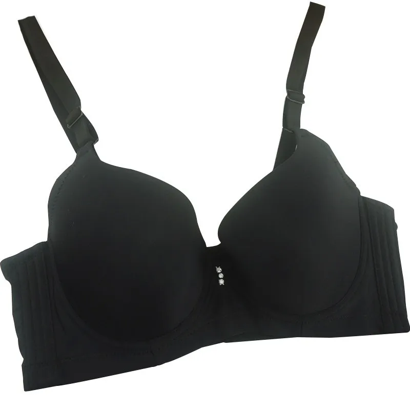 New Lady Adjustable Black Brassiere Seamless Sexy Women Bra Women Lingerie Push Up Bra Bras