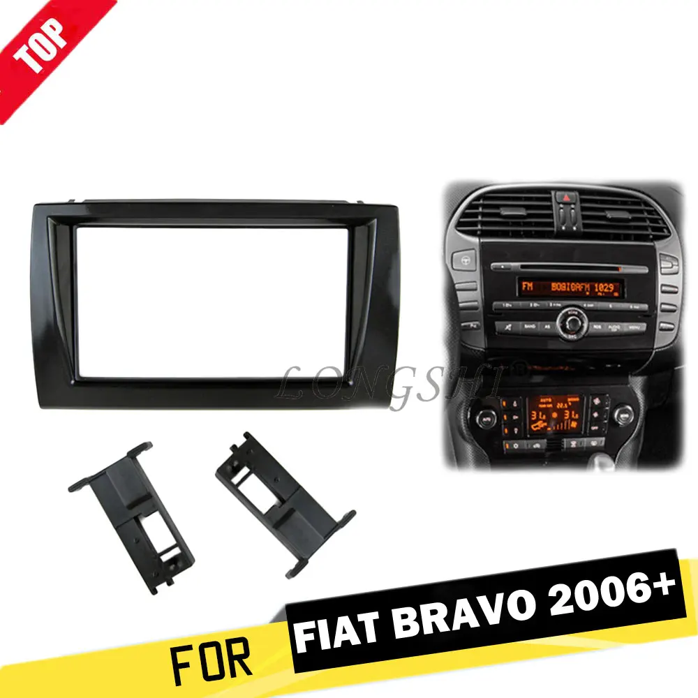 

LONGHSI Car Radio fascia for FIAT Bravo (198) 2006+ Fitting Kit installation 2Din