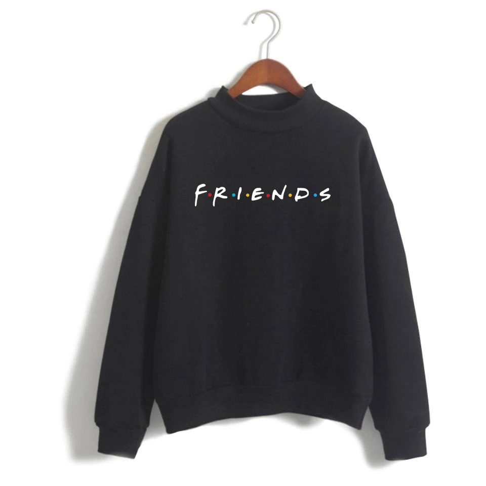 

FRIENDS Printed Hoodies Sweatshirt TV Show I'll Be There for You Hoodie Sweatshirts Fashion Fleece Turtleneck Tracksuit Clothes