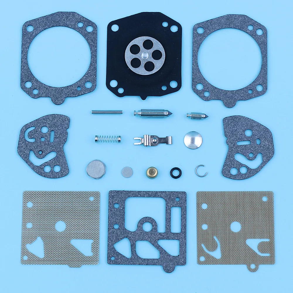 Carburetor Diaphragm Repair Rebuild Kit For Husqvarna 257 250R Poulan 2800 3300 Homelite 300 Echo CS510 CS550 Walbro K20-HDA