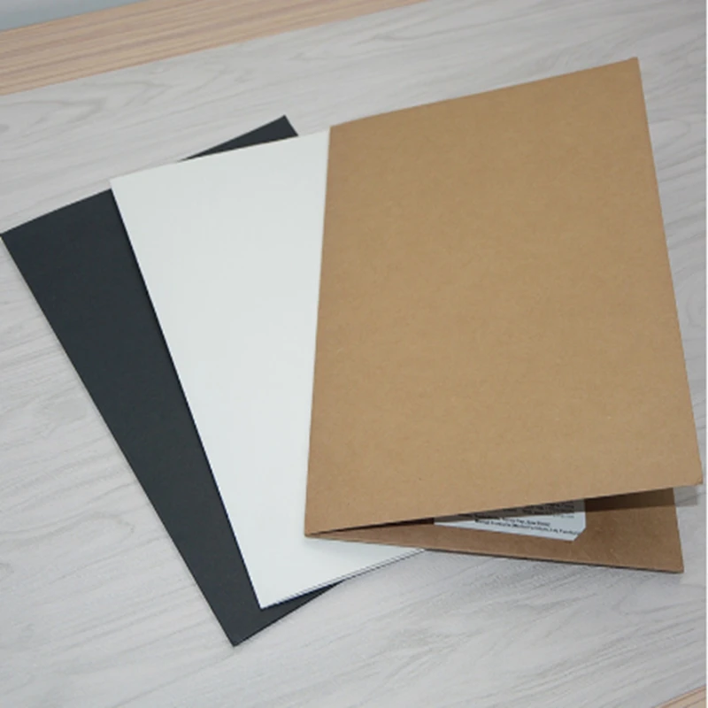 

100pcs New A4 paper file folder with pocket kraft colors to chose Size 22x31cm