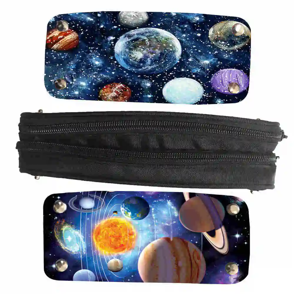 Galaxy Handbags Universe Space Solar System Women Men Teenagers Boys Girls Kid Toddler School Casual Pencil case Tote Bag Pouch