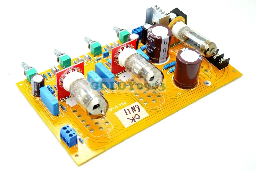 

New Bile AC Dual-Channel Preamp Tube Amplifier Preamp Bile Tone Board 6N11-J(6DJ8/ECC88/6922) Preamplifier Board