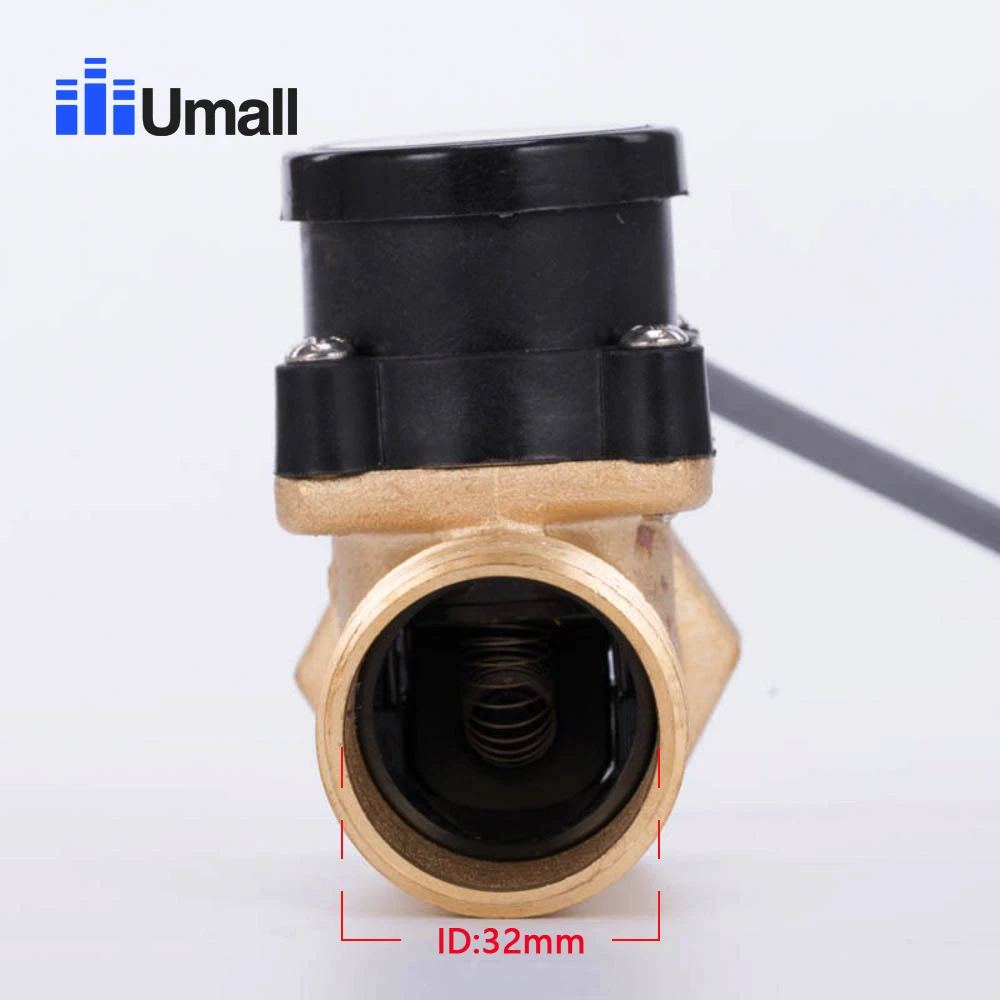 HT-30 1 One Inch Water Flow Sensor Switch Boosting Pump Full Copper Magnetic Automatic Electronic Pressure Valve Controller 110V