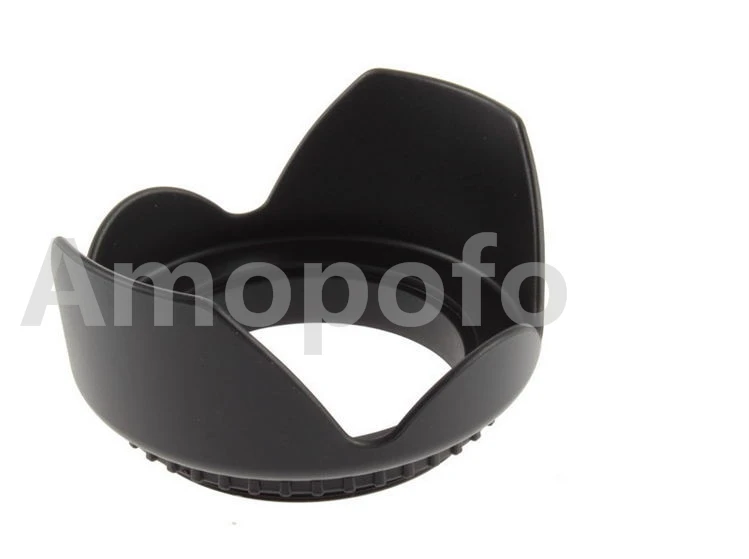 Amopofo High Quality Universal Flower Petal Lens Hood to for Fujitsu Camera lens+ Lens cap