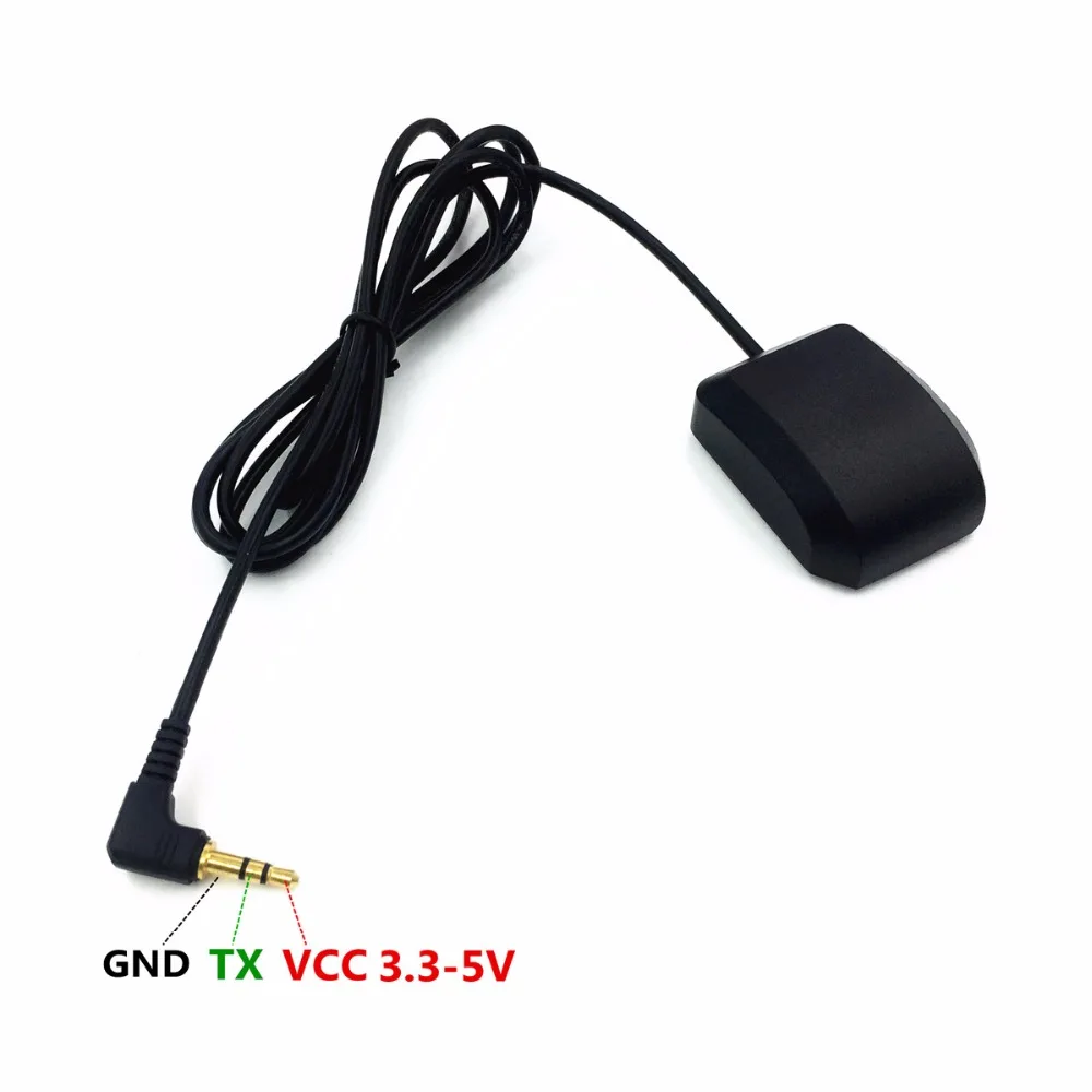 Nice cheap car DVR  track record with the recorder with GPS antenna module receiver 3.5 headphone connectors, 2 m cable factory