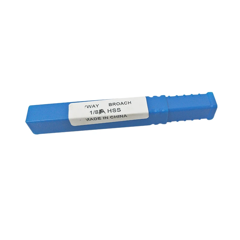 Broach 1/8 Een Push-Type Spiebaan Broach Inch Sized Hss Snijgereedschap Voor Cnc Machine