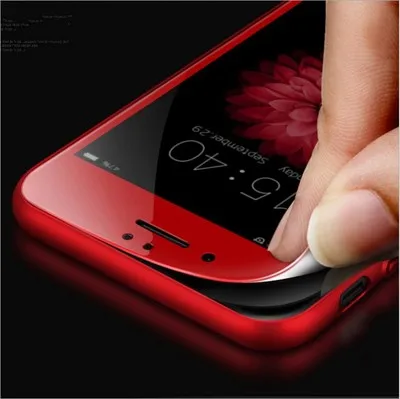 RED Screen Protector For IPHONE Full latest Cover Films Red Tempered Glass for iphone 7 7Plus  6 6s 6Plus 6sPlus