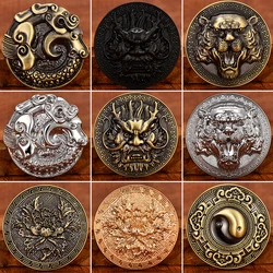 Chinese Style High-Grade Belt Buckle Leather Head, Smooth Buckle Men Belt Buckle Head, Belt Accessories