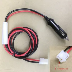 Cable de alimentación para coche, conector T de radio para Kenwood,TYT,Yaesu, Icom,Wouxun, etc.