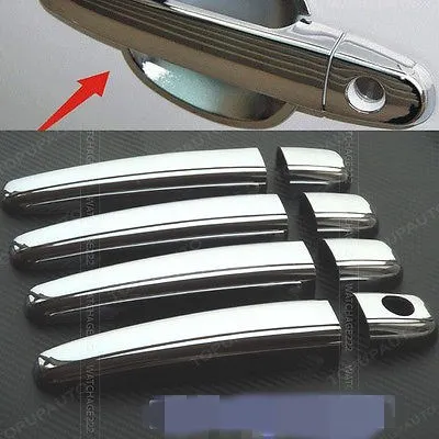 Auto Part Accessories FIT FOR PEUGEOT 307 CITROEN C2 C3 CHROME DOOR HANDLE COVER TRIM MOLDING BEZEL