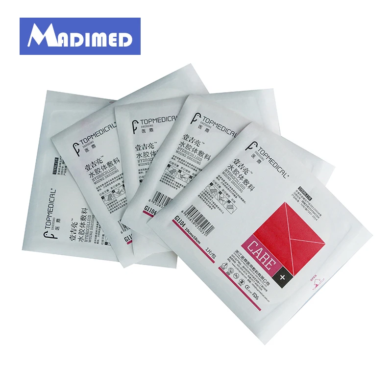 MADIMED 10pcs/box sticking transparent ultra thin hydrocolloid wound dressing for pressure ulcer bedsore nursing sticker Bedsore