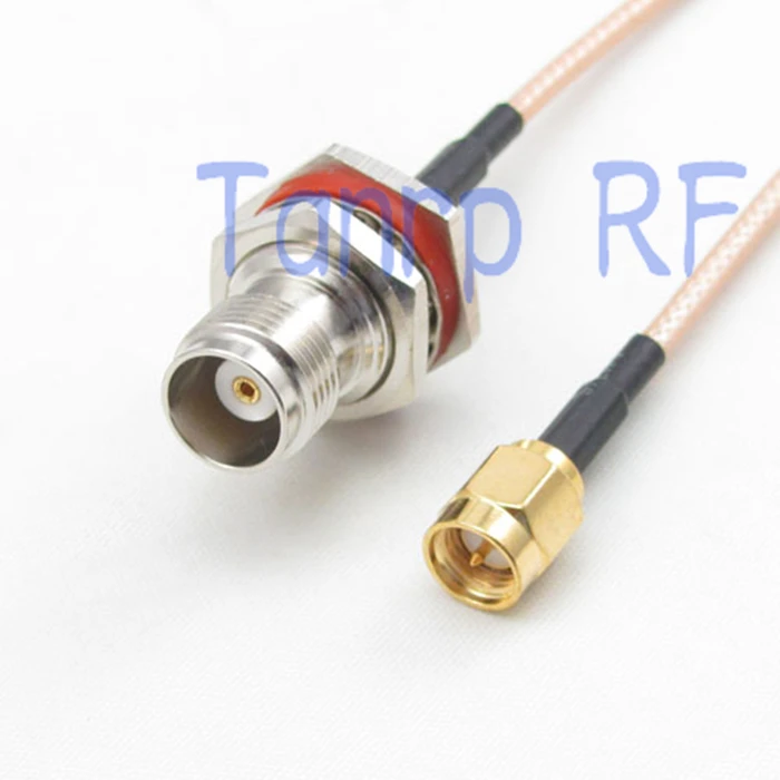 

10pcs15CM Pigtail coaxial jumper cable RG316 extension cord 6inch TNC female jack waterproof to SMA male RF adapter connector