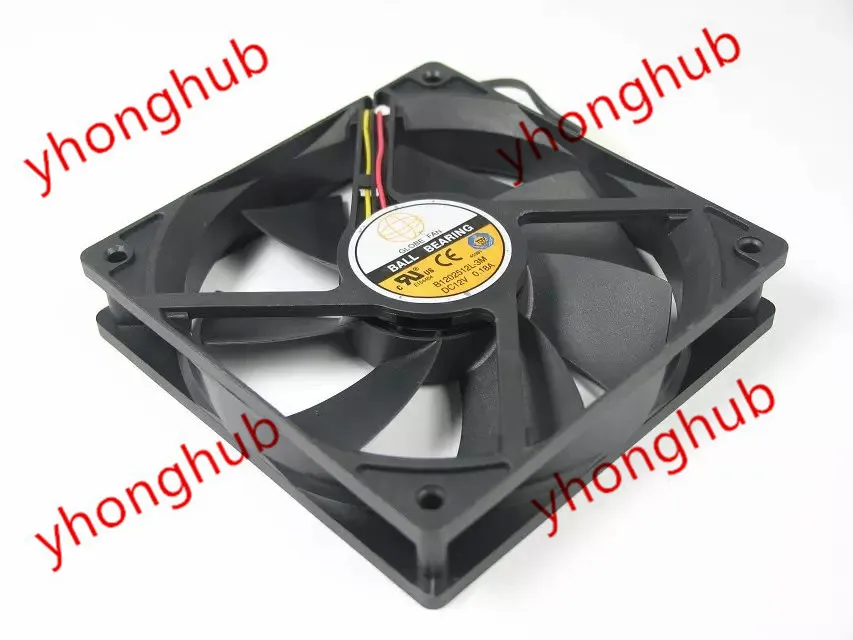 

B1202512L-3M DC 12V 0.18A 3-Wire 120x120x25mm Server Cooling Fan