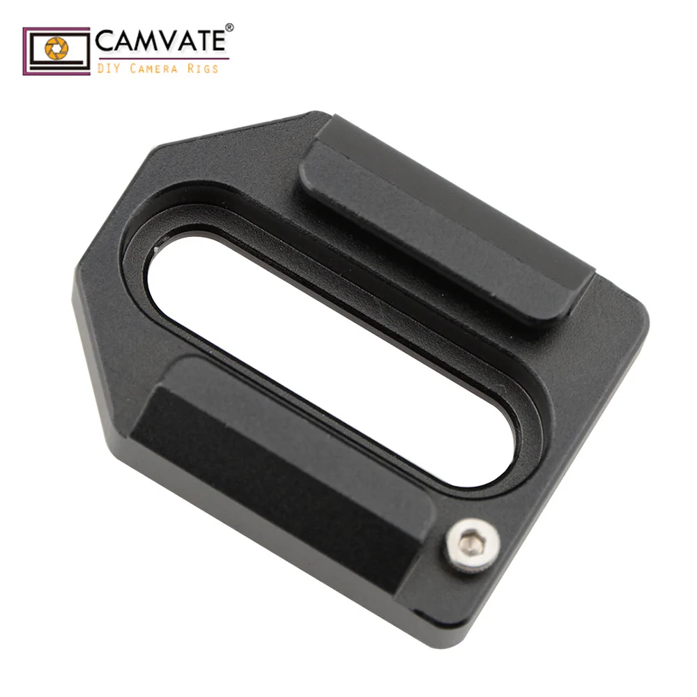 CAMVATE Kalten Schuh Mount Adapter Mit 1/4 "-20 Schrauben Für Kamera Monitor LED Video Licht Mikrofon Fotografie Zubehör