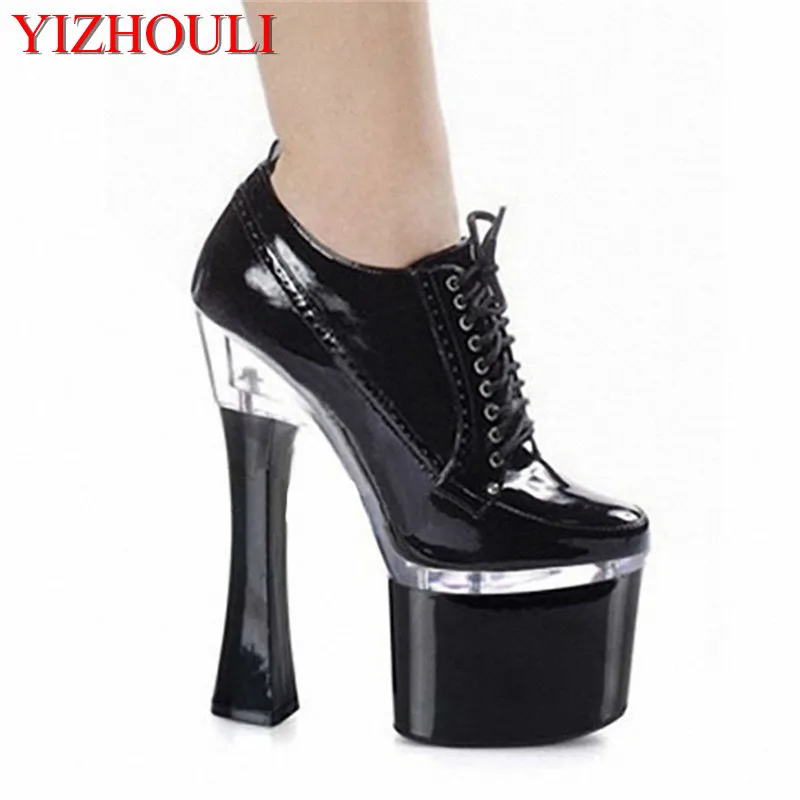 18CM Brand New Top Quality Platform Women Pumps 7 inch Thick with High Heels Women Shoes pole dancing shoes