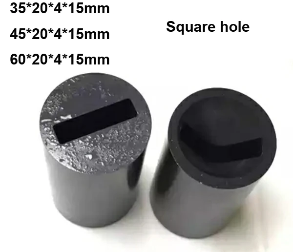 35*20*4*15mm / 45*20*4*15mm Sand Blasting Nozzle Boron Carbide Gun Tip Sandblaster Nozzle Square Hole Power Tool Accessory