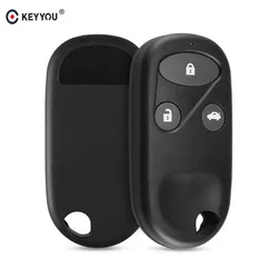 KEYYOU Chiave A Distanza Borsette 3 Bottoni Per Honda Accord Civic CRV Jazz S2000 Fit Odyssey Keyless Entry Auto Stile Fob caso Della Copertura di chiave