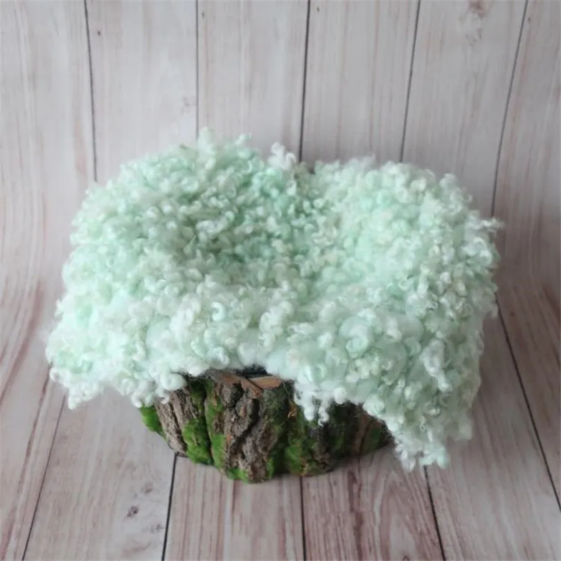 Baby Felted Wool blanket Newborn wool basket filler stuffer photography props Newborn layer fabric