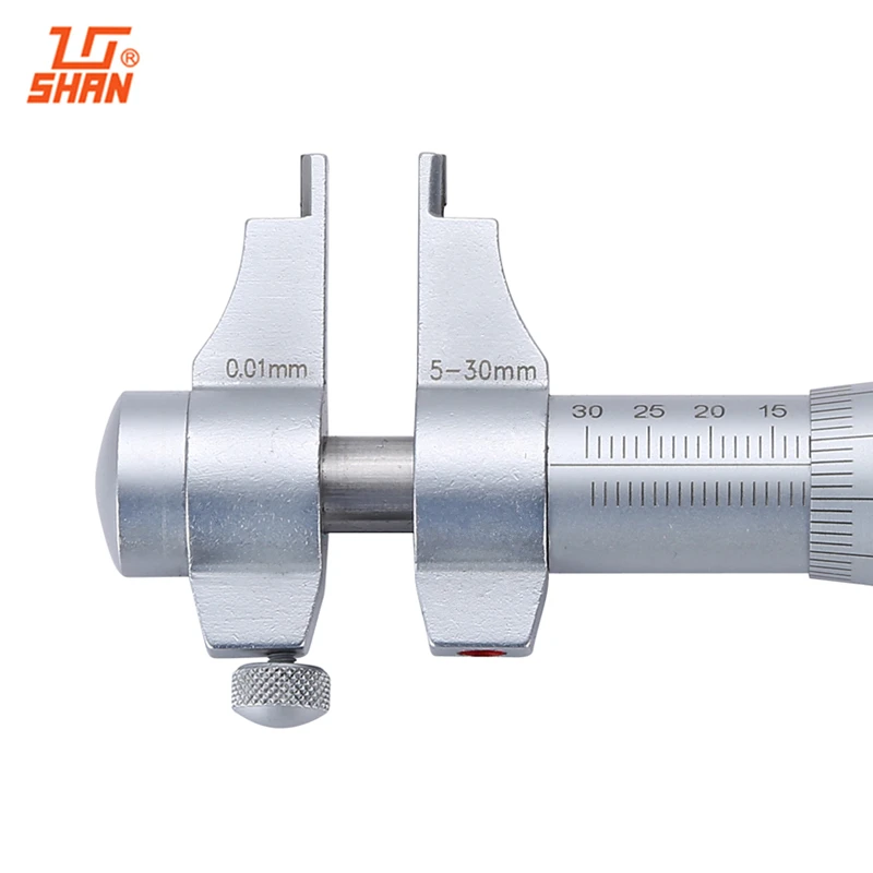 SHAN Inside Micrometer 5-30/25-50/50-75/75-100mm Screw Gauge Metric Micrometers Carbide Measuring Tools