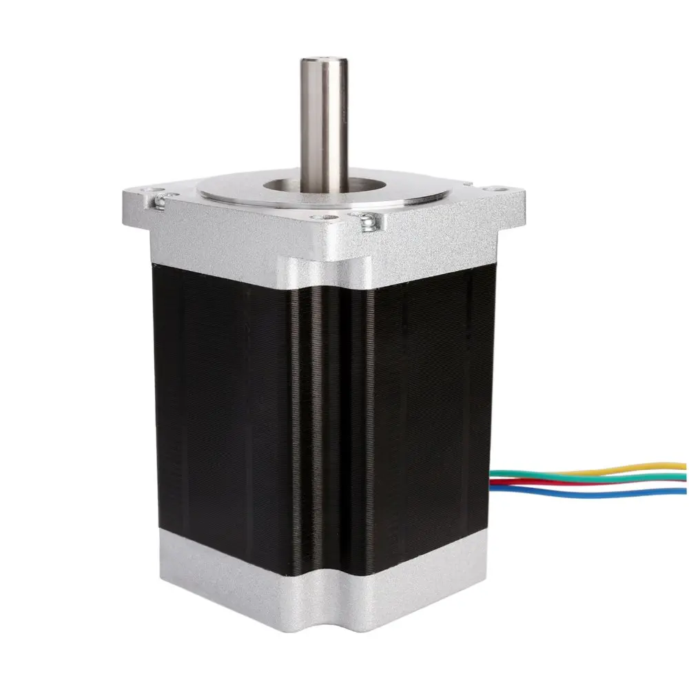 Free  Ship  3PCS Nema 34 stepper motor 1232oz.in 34HS1456  5.6A  bipolar 4wires CNC longs motor