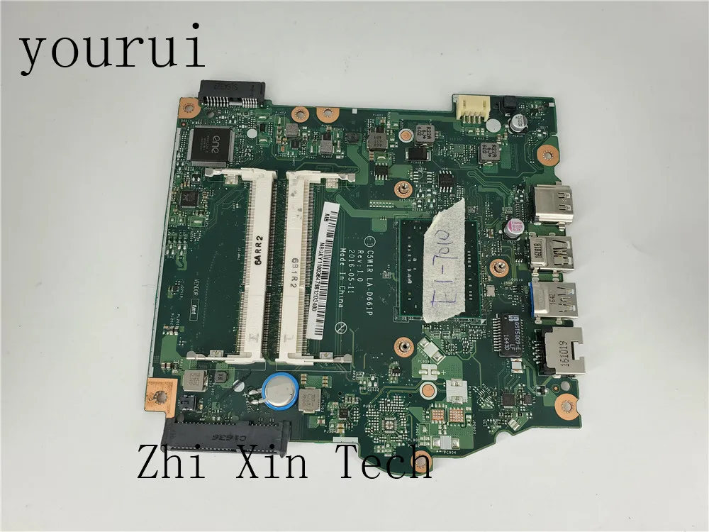 

yourui For ACER aspire ES1-523 Laptop Motherboard With E1-7010u CPU NBGKY11003 NB.GKY11.003 C5W1R LA-D661P Fully Tested ok