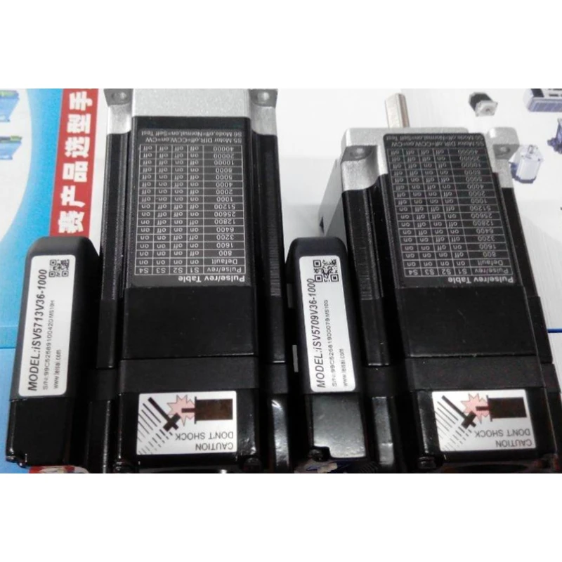 Imagem -03 - Leadshine 180w Servo Motor Isv5718v361000 para Peças de Impressora a Jato Tinta Isv57 3000rpm com Codificador 1000 Linhas