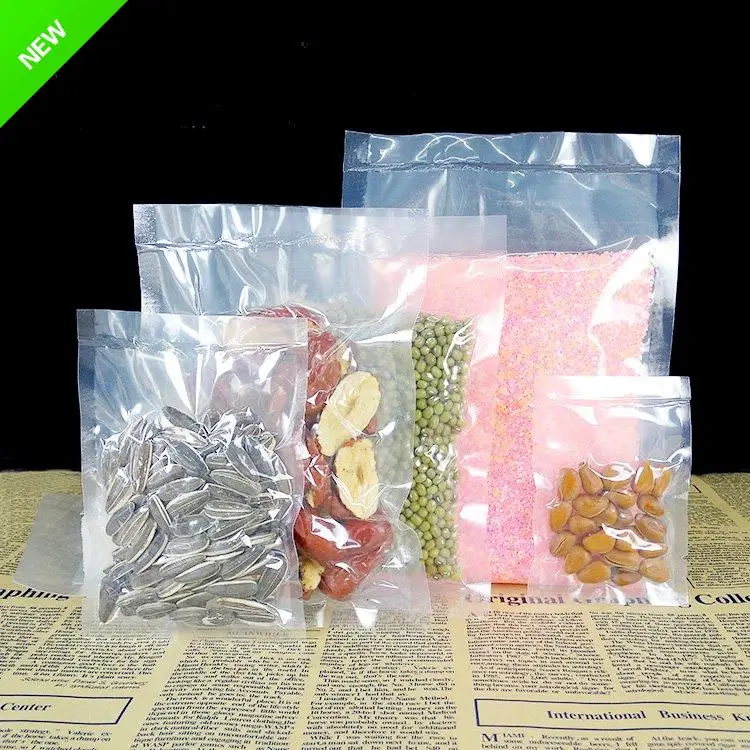 1000pcs/lot Food Grade Sealing Machine Packing Bag Food Fresh Keeping pouches For Food Vacuum Storage small food packaging bags