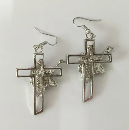 King Of Pop Michael Jackson Earring MJ Dancer Hiphop Cross Breaking Dancing Wave Moon Walk Stud Rock Ear Punk Jewelry