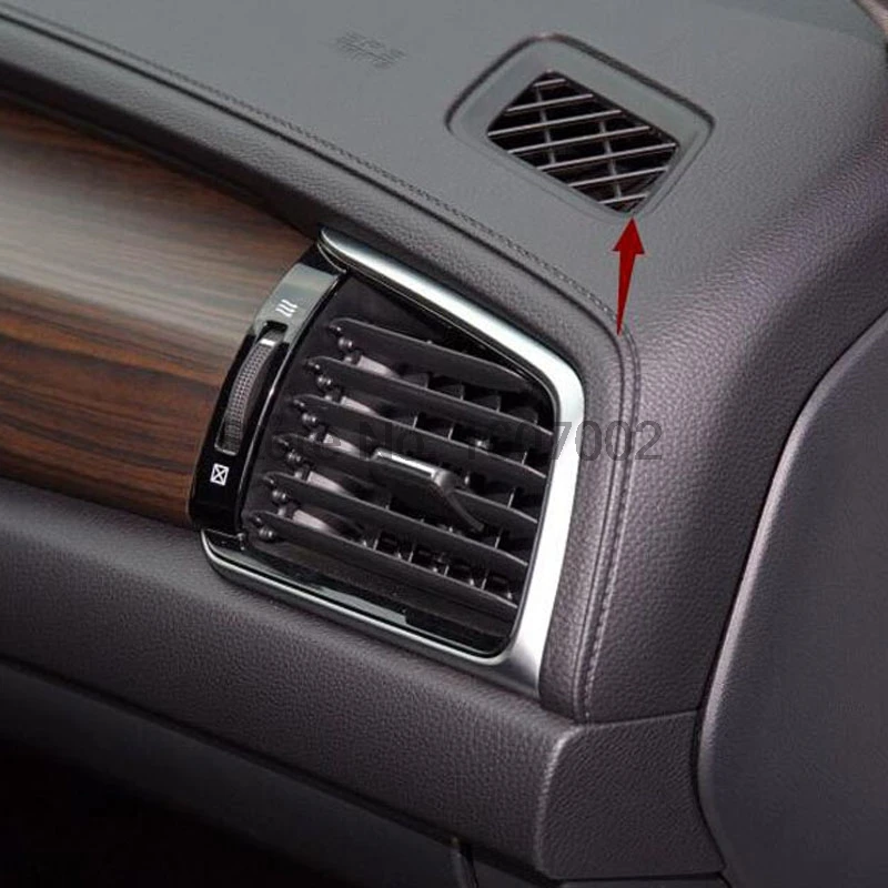 Для Honda Avancier 2016 левосторонняя Хромированная Крышка вентиляционного отверстия ABS рамка отделка авто аксессуары