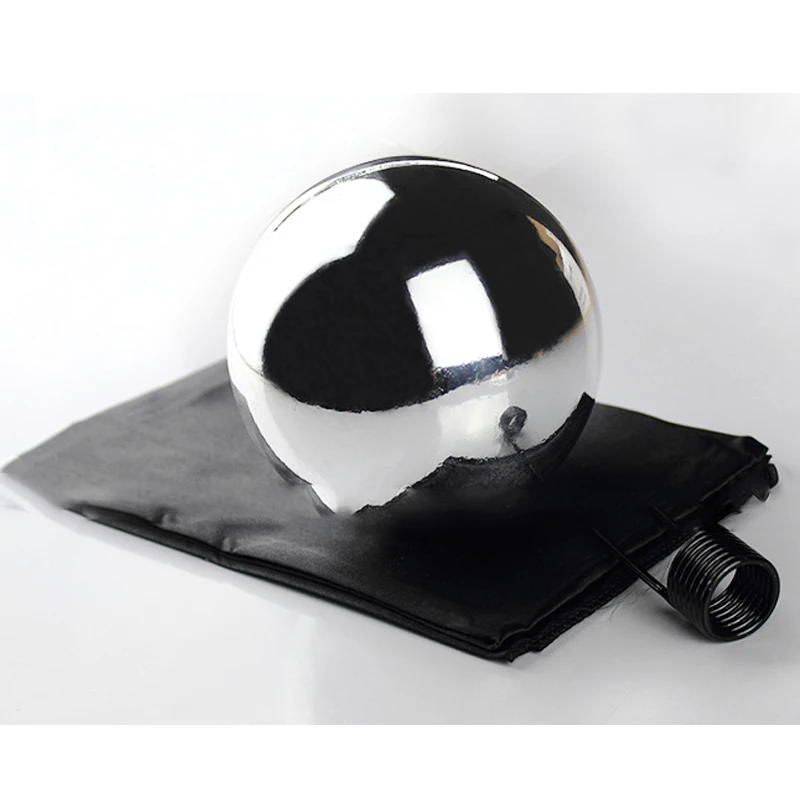 Zombie Ball With Foulard Magic Tricks Medium (Silver Color ,Diamter 12cm) Floating Stage