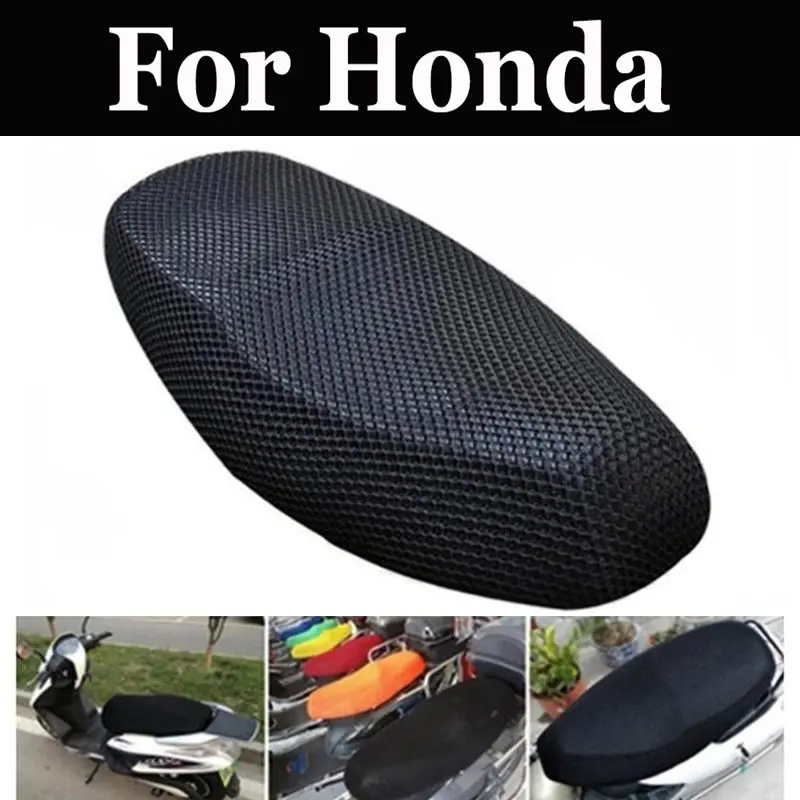 

51x86cm Motorcycle Scooter Net Seat Cover Breathable For Honda Cb 1100c 1100r 125s 1300 350 360g 400 400a T 400f 400t 450dx 450k