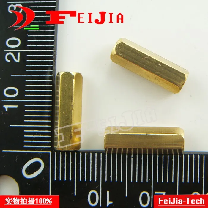 

Free shipping M3*15mm double-pass copper pillars M3 Hexagonal copper column Hardware Fasteners Bolts