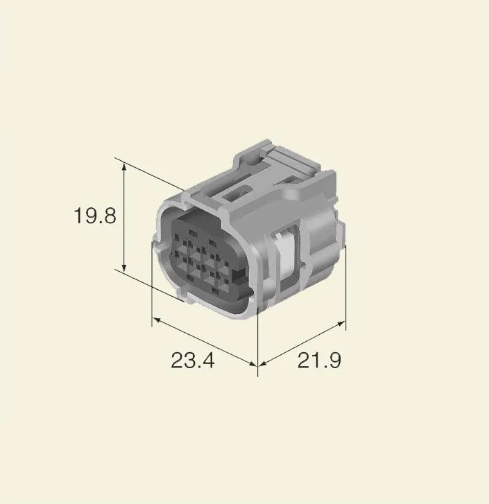 

6189-1240 8-контактный провод, серая герметичная розетка для разъема sumitomo